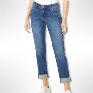 KUT from the Kloth Katy Boyfriend Jeans Mid Rise Denim Size 8